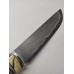 Авторский нож с ламинированной стали S390 в нержавеющем дамасске