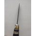 Авторский нож с ламинированной стали S390 в нержавеющем дамасске