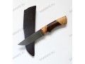 Авторский нож ручной работы (булат, дерево, карельская береза, венге)