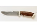 Авторский нож ручной ковки (булат, дерево, кость)