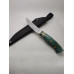 Охотничий шкуросьемный разделочный нож ручной работы из порошковой стали М390