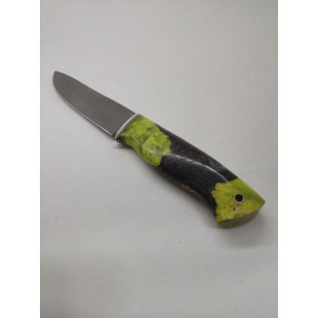 Шкуросьемный нож ручной работы из порошковой стали S390