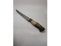 Филейный нож ручной работы, сталь булат