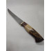 Филейный нож ручной работы, сталь булат