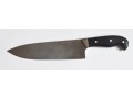Кухонный нож ручной ковки (булат, дерево черный граб)