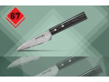 SD67-0010 Нож кухонный "Samura 67 Damascus" овощной, дамаск 67 слоев, 98 мм, 61 HRC, деревянная рукоятка