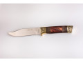 Нож туристический "Акула", cталь 65х13, рук. палисандр латунь